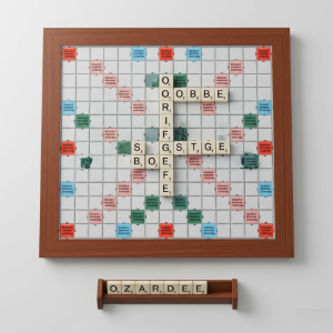 Scrabble and rack